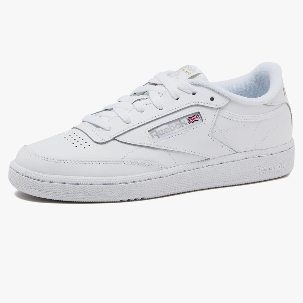 Reebok Classic White Leather Sneakers (C 85)